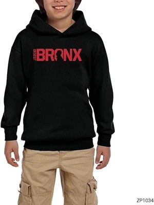 Z zepplin Bronx Jz 2010 Siyah Çocuk Kapşonlu Sweatshirt