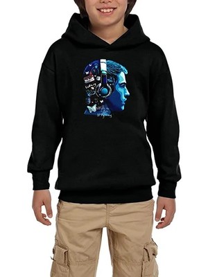 Z zepplin 13 Reasons Why Clay Jensen Siyah Çocuk Kapşonlu Sweatshirt