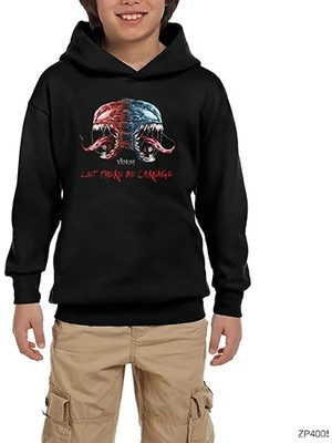 Z zepplin Venom 2 Vs To Siyah Çocuk Kapşonlu Sweatshirt