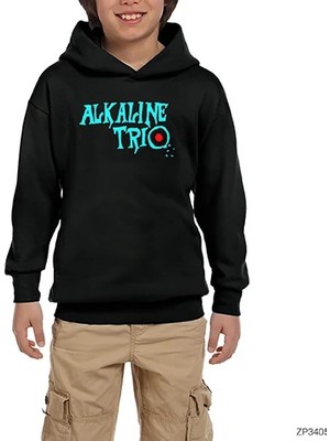 Z zepplin Alkaline Trio Siyah Çocuk Kapşonlu Sweatshirt