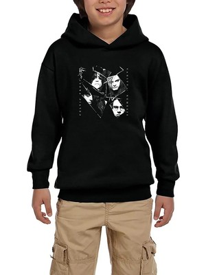 Z zepplin Celtic Frost Vanity Nemesis Siyah Çocuk Kapşonlu Sweatshirt