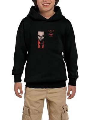 Z zepplin Pain Psalms Of Extinction Siyah Çocuk Kapşonlu Sweatshirt