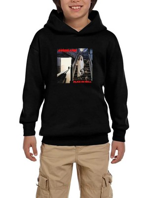 Z zepplin Annihilator Alice In Hell Siyah Çocuk Kapşonlu Sweatshirt