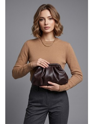 Vivazzaluxe Vesper Deri Kadın Omuz & Portföy & Clutch Çanta