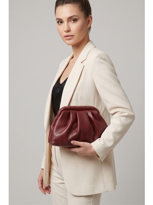 Vivazzaluxe Vesper Deri Kadın Omuz & Portföy & Clutch Çanta