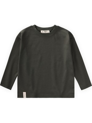 Cigit Mevsimlik Basic T-Shirt 8-12 Yaş Haki Yeşil