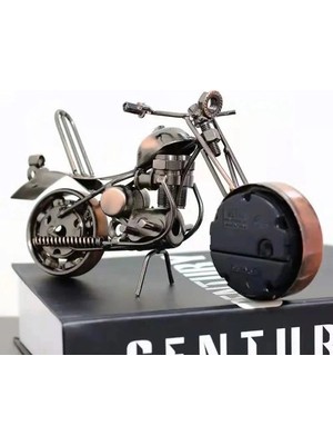 Lovesta Home Metal Motosiklet Saat