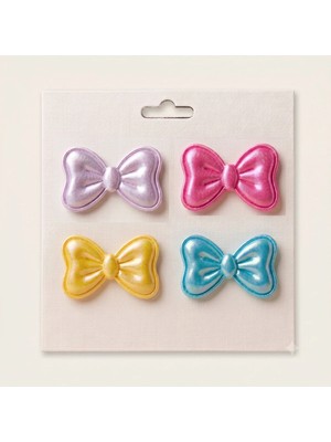 Cherry Lemon 4'lü Fiyonk Bebek Saç Tokası Seti - Saçsız ve Az Saçlı Bebeklere Özel