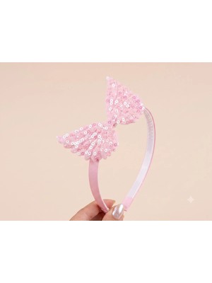 Cherry Lemon Kız Çocuk Simli ve Pullu Kanatlı Taç