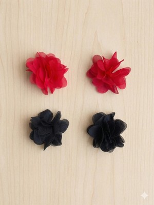 Cherry Lemon Saçsız Bebek Tokası- 2 Takım 4 Adet Frida Model