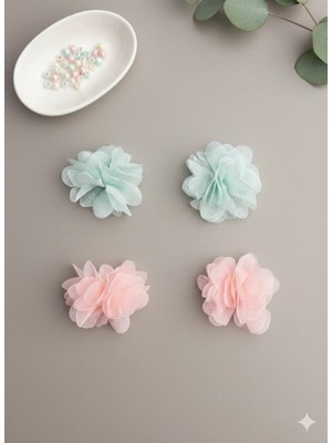 Cherry Lemon Saçsız Bebek Tokası- 2 Takım 4 Adet Frida Model