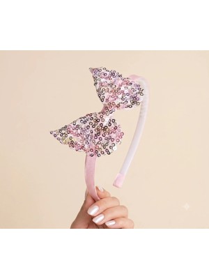 Cherry Lemon Kız Çocuk Simli ve Pullu Kanatlı Taç