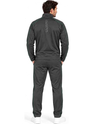Lacoste Füme Regular Fit Şeritli Eşofman Takımı