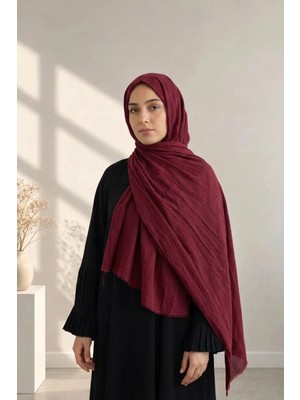 Luniva Düz Renkpamuklu Soft Şal