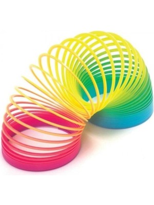 Colezium Fidget Stres Yayı - Magic Spring Rengarenk Gökkuşağı Stres Yayı No:6 - 1 Adet