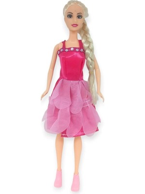 Colezium Doll Prenses Oyuncak Bebek 30 cm - Pembe - 1 Adet