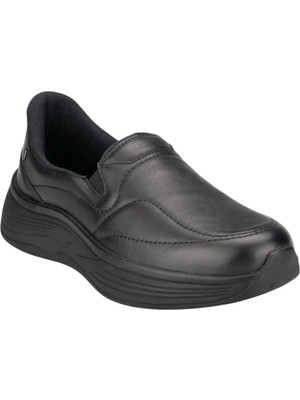 Forelli 58210-G Terenisa Siyah Kadın Comfort Deri Ayakkabı