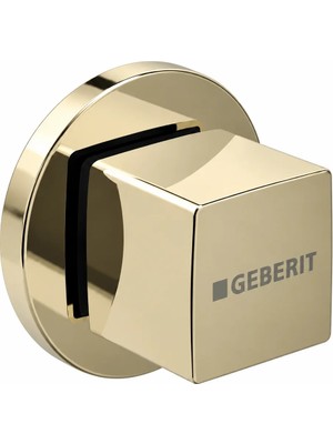 Geberit Kare Stop Valf Başlık - Dış Set - Gold