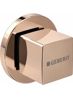Geberit Kare Stop Valf Başlık - Dış Set - Bronz