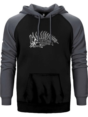 Z zepplin The Last Of Us Ellie Tattoo Gri Renk Reglan Kol Kapşonlu Sweatshirt