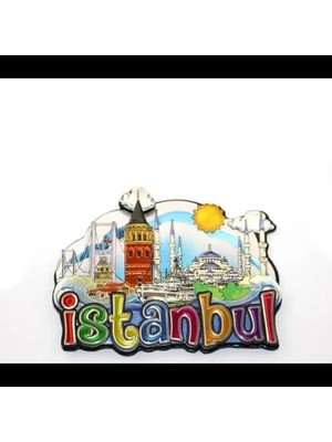 Lovesta Home Istanbul Temalı Buzdolapı Süsü Magnet