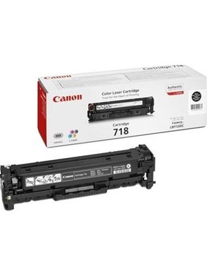 Canon CRG-718BK Black Siyah 2'li Dmo Ozel Toner