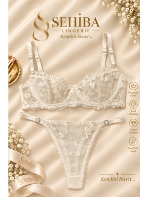 Love Secret Sehiba Desenli Balenli Bralet Sütyen Takımı