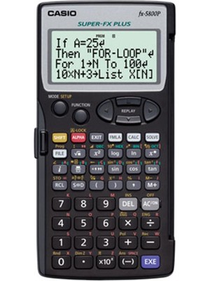Casio FX-5800P Programlanabilir Bilimsel Fonksiyonlu Hesap Makinesi