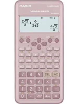 Casio FX-82ES Plus Pembe Bilimsel Fonksiyonlu Hesap Makinesi 2.versiyon