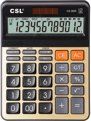 Csl CS-3809 12 Hane Masa Tipi Hesap Makinesi