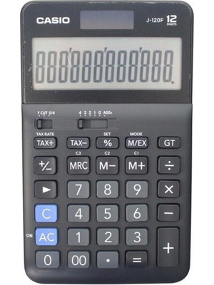 Casio J-120F 12 Hane Masa Üstü Hesap Makinesi