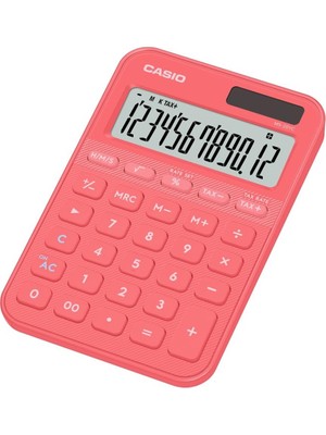 Casio MS-20YC-CL 12 Hane Pembe Masa Üstü Hesap Makinesi