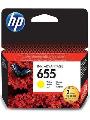 Hp 655 Yellow Sarı Kartuş CZ112AE