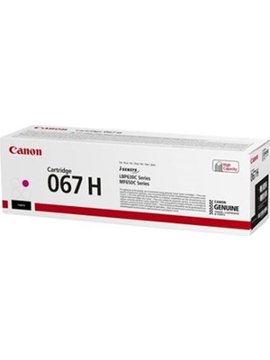 Canon CRG-067H M Yüksek Kapasiteli Kırmızı Toner 2.350 Sayfa MF65X