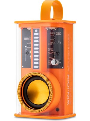 Hadron  K07PRO Turuncu Bluetooth Speaker 5W 102-61-47MM