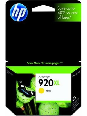 Hp 920XL Yellow Sarı Yüksek Kapasiteli Kartuş CD974AE