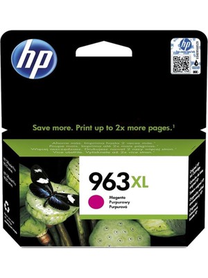 Hp 963XL Yüksek Kapasite Magenta Kırmızı Kartuş 3JA28A