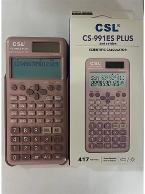 Csl CS-991ES Plus-Pınk Pembe Fonksiyonel Hesap Makinesi