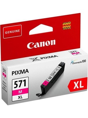 Canon CLI-571XL M Magenta Kırmızı Yüksek Kapasiteli Mürekkep Kartuş TS5050-9050