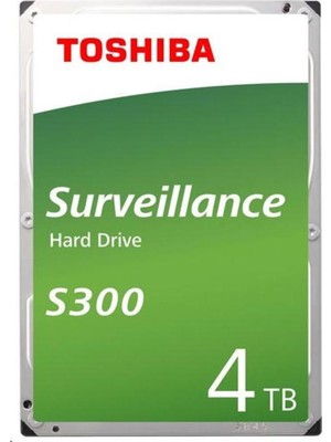 Toshiba 4tb HDWT840UZSVA S300 3.5 256MB 5400RPM Güvenlik 7-24 Harddisk