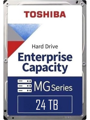 Toshiba 24TB MG512E MG11ACA24TE 7200RPM 3.5 Inç Sata 3.5 Enterprıse Nas ve Güvenlik Diski