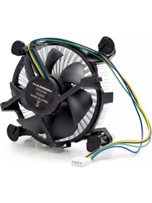 Hadron HDX1515 Cpu Fan Universal 775 Pin 12CM Siyah