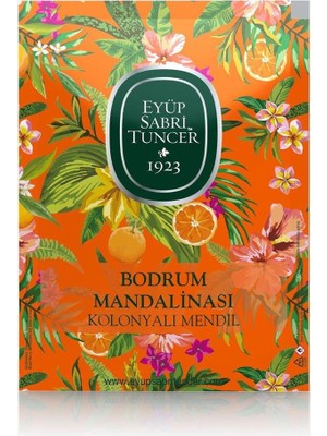 Eyüp Sabri Tuncer 50LI Mendil Bodrum Mandalinası Kolonyalı  (9,3 x 12,5) Doypack