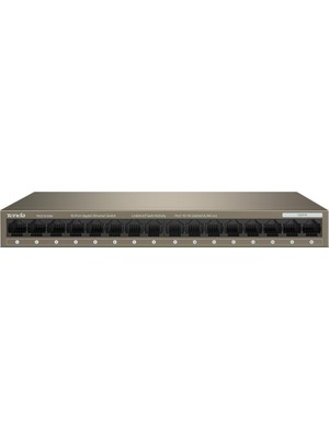 Tenda TEG1016M 16 Port 10-100-1000 Mbps Switch Metal Kasa