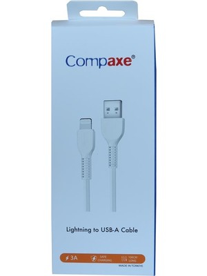 Compaxe Ctk-Blu USB 3.0 1mt 3A Lightning Şarj Kablosu