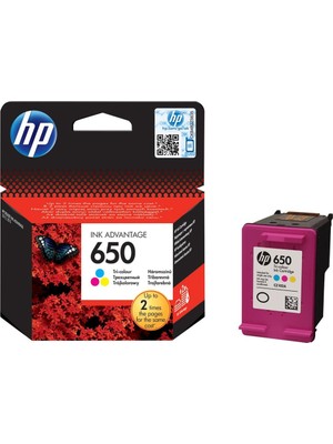 Hp 650 Color Renkli Kartuş CZ102AE