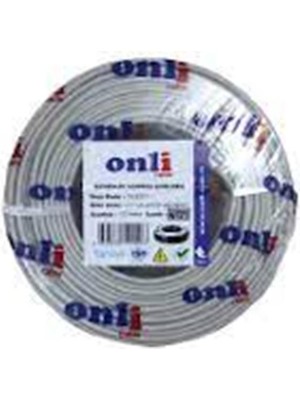 Onli ON-2201 2+1 1x0,22 Mini Coax 2X0,22MM 100 Metre Cca Kamera Kablosu