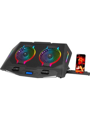 Frisby FNC-5250ST Rgb  Gs2 Notebook Soğutucu & Stand (2X140MM Fan)