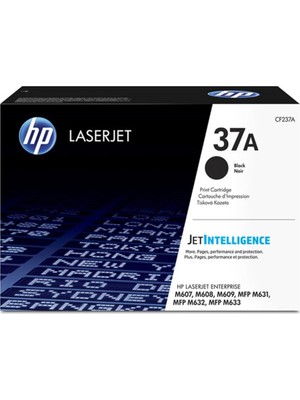 Hp 37A Black Siyah 11.000 Sayfa Toner CF237A