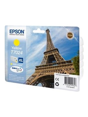 Epson T7024 Yellow Sarı 2.000 Sayfa Mürekkep Kartuş T70244010